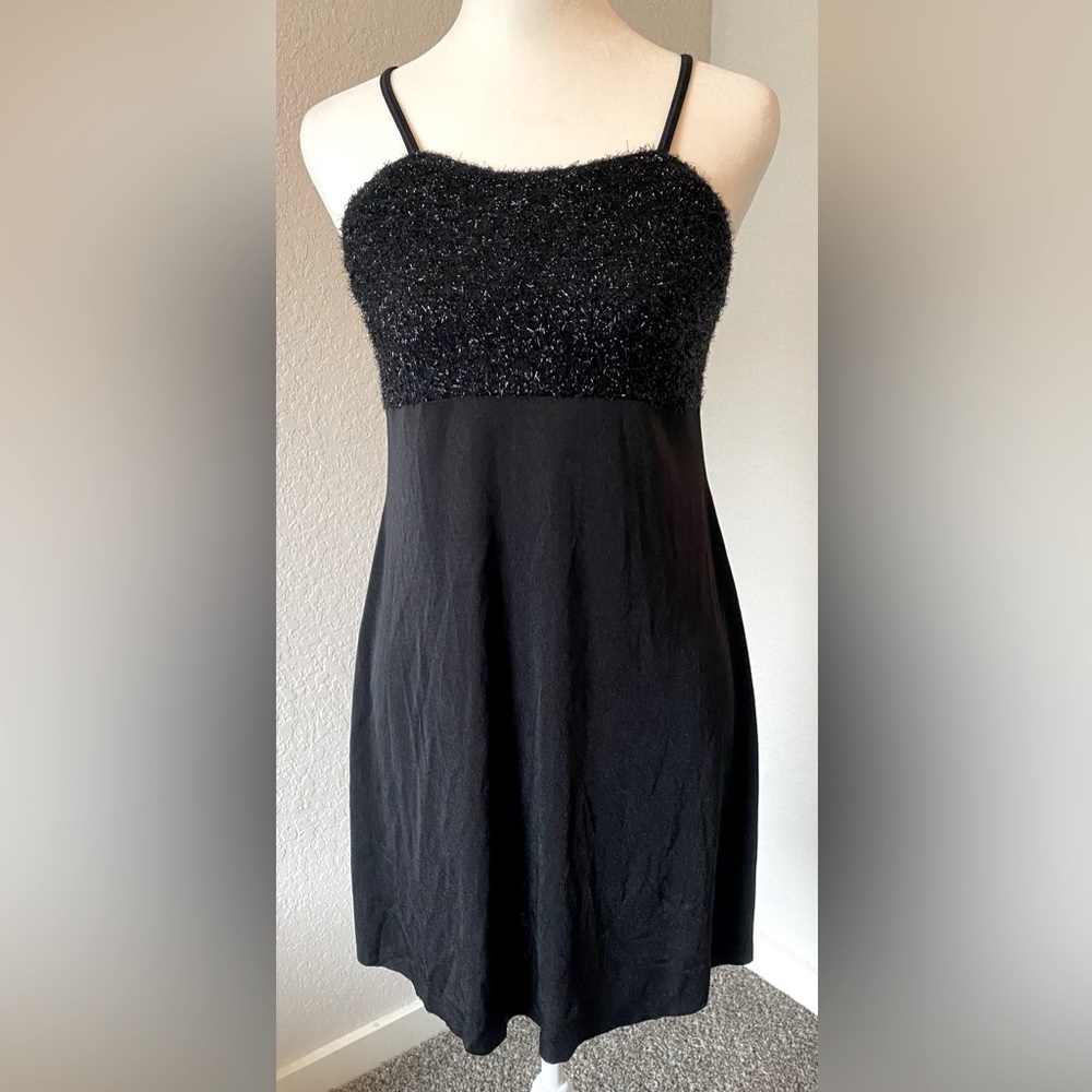 Vintage Clueless Fuzzy Mini Dress